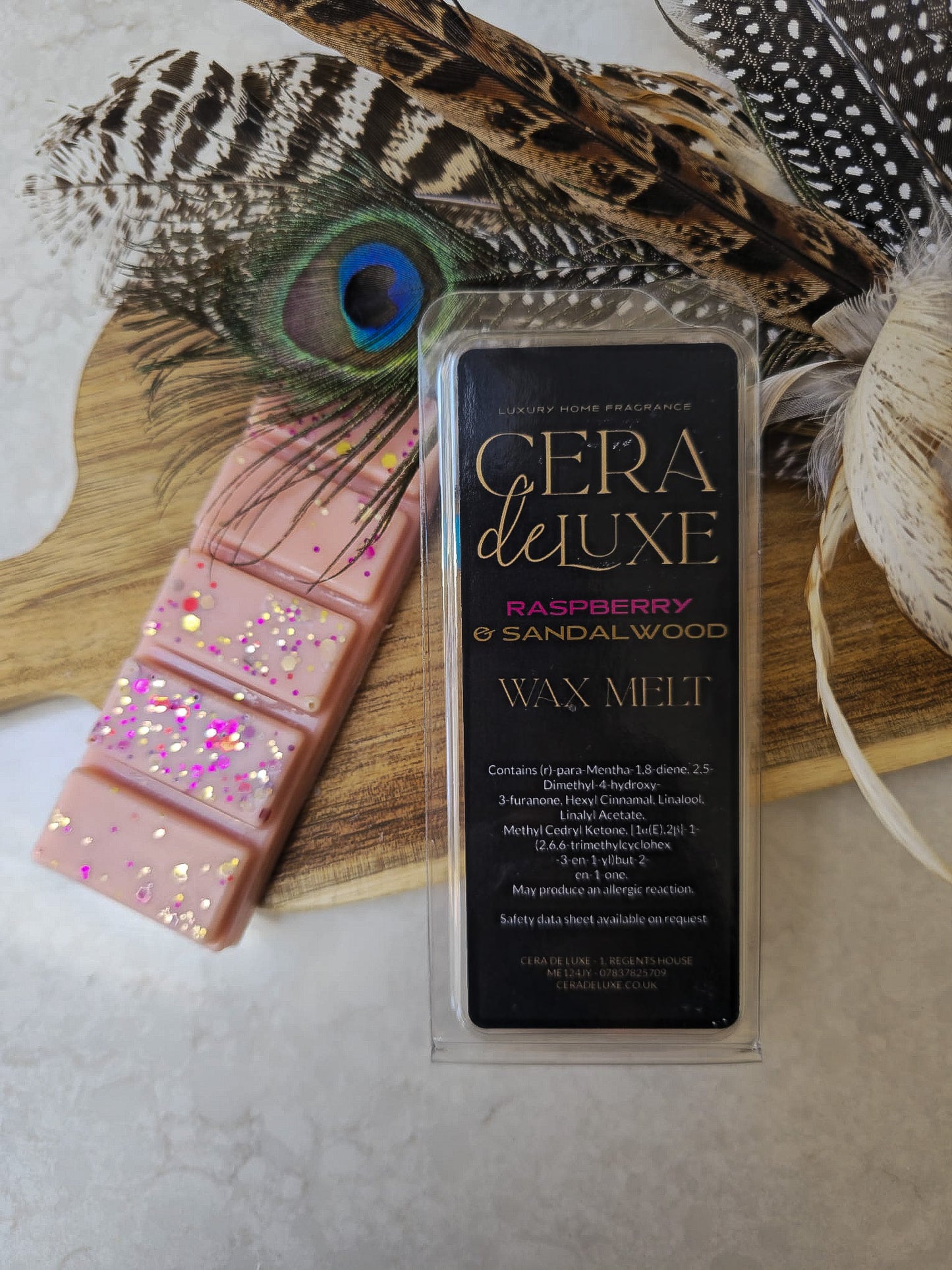 RASPBERRY & SANDALWOOD LUXURY WAX MELT