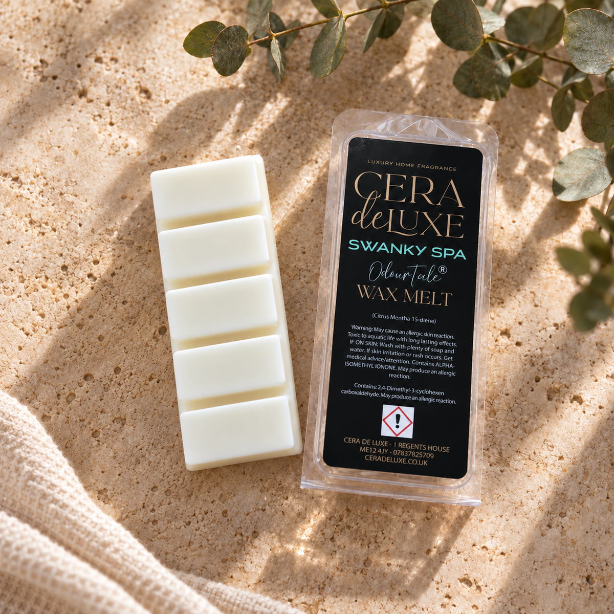 SWANKY SPA ODOURFADE® LUXURY WAX MELT