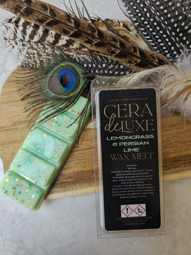 LEMONGRASS & PERSIAN LIME | LUXURY SCENTED WAX MELT