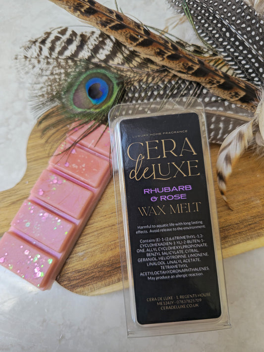 RHUBARB & ROSE LUXURY WAX MELT