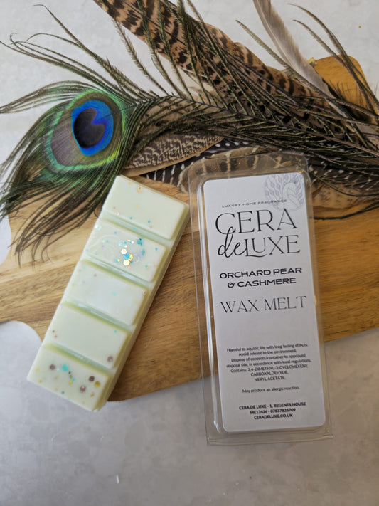 ORCHARD PEAR & CASHMERE LUXURY WAX MELT