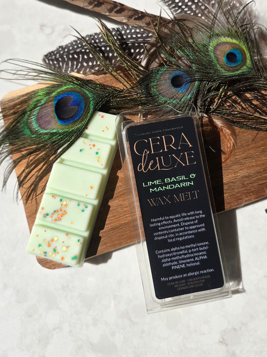 LIME, BASIL & MANDARIN LUXURY WAX MELT