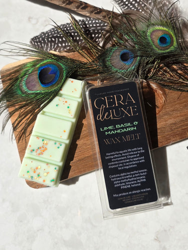 LIME, BASIL & MANDARIN | LUXURY SCENTED WAX MELT