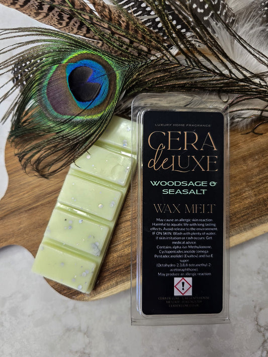 WOODSAGE & SEASALT LUXURY WAX MELT